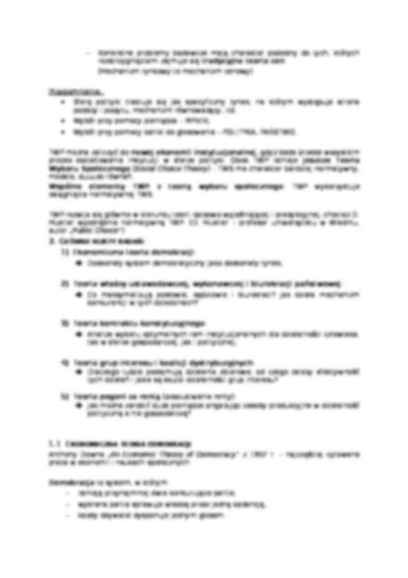 Teoria wyboru publicznego-opracowanie - strona 2