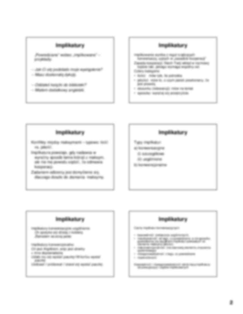 Językoznawstwo pragmatyczne 3 - strona 2