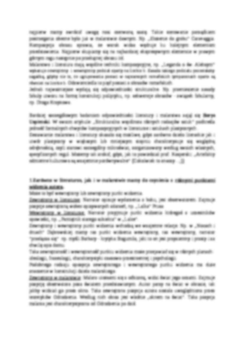 Literatura a malarstwo-opracowanie - strona 2