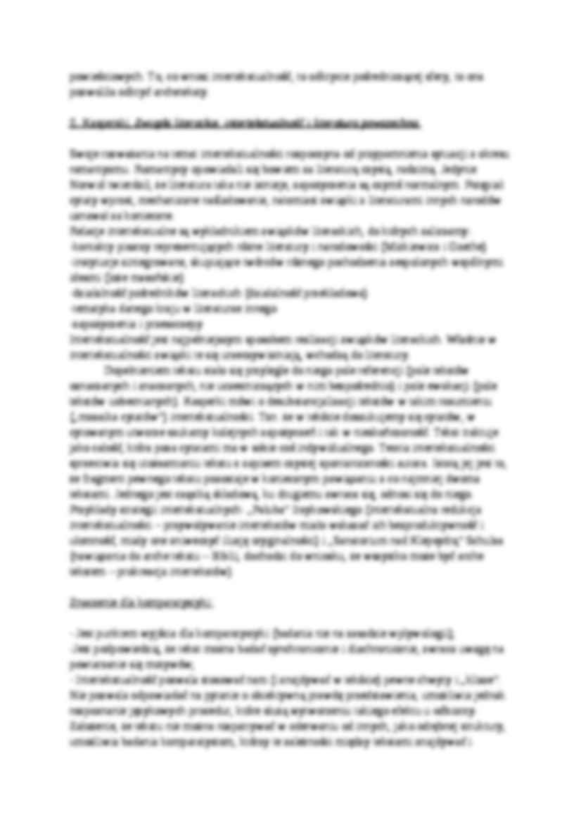 Zjawisko intertekstualności-opracowanie - strona 2