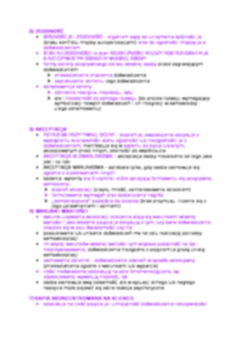 Humanistyczne podejście do osobowości-opracowanie - strona 3