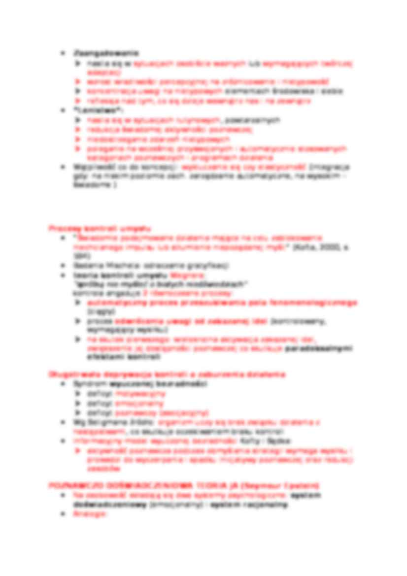 Osobowość a procesy kontroli i samoregulacji-opracowanie - strona 3