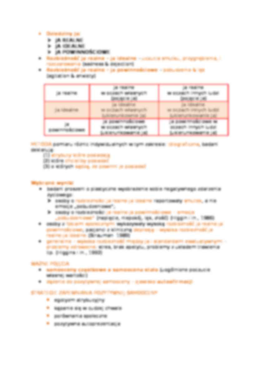 Poznawcza teoria JA-opracowanie - strona 3