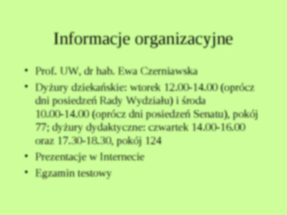 Wprowadzenie w problematykę pamięci i uczenia się-wykład - strona 3