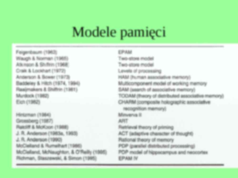 Organizacja pamięci: struktury, procesy, systemy-opracowanie - strona 3