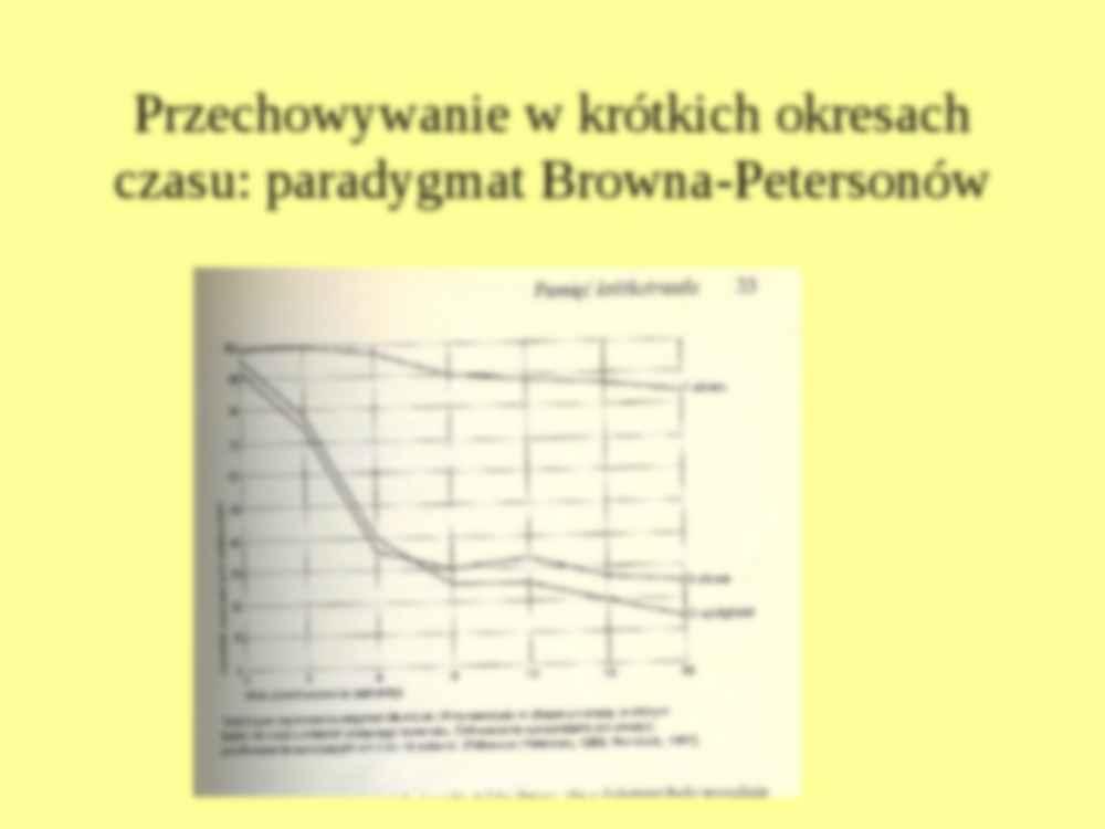 Przechowywanie i zapominanie informacji-opracowanie - strona 3