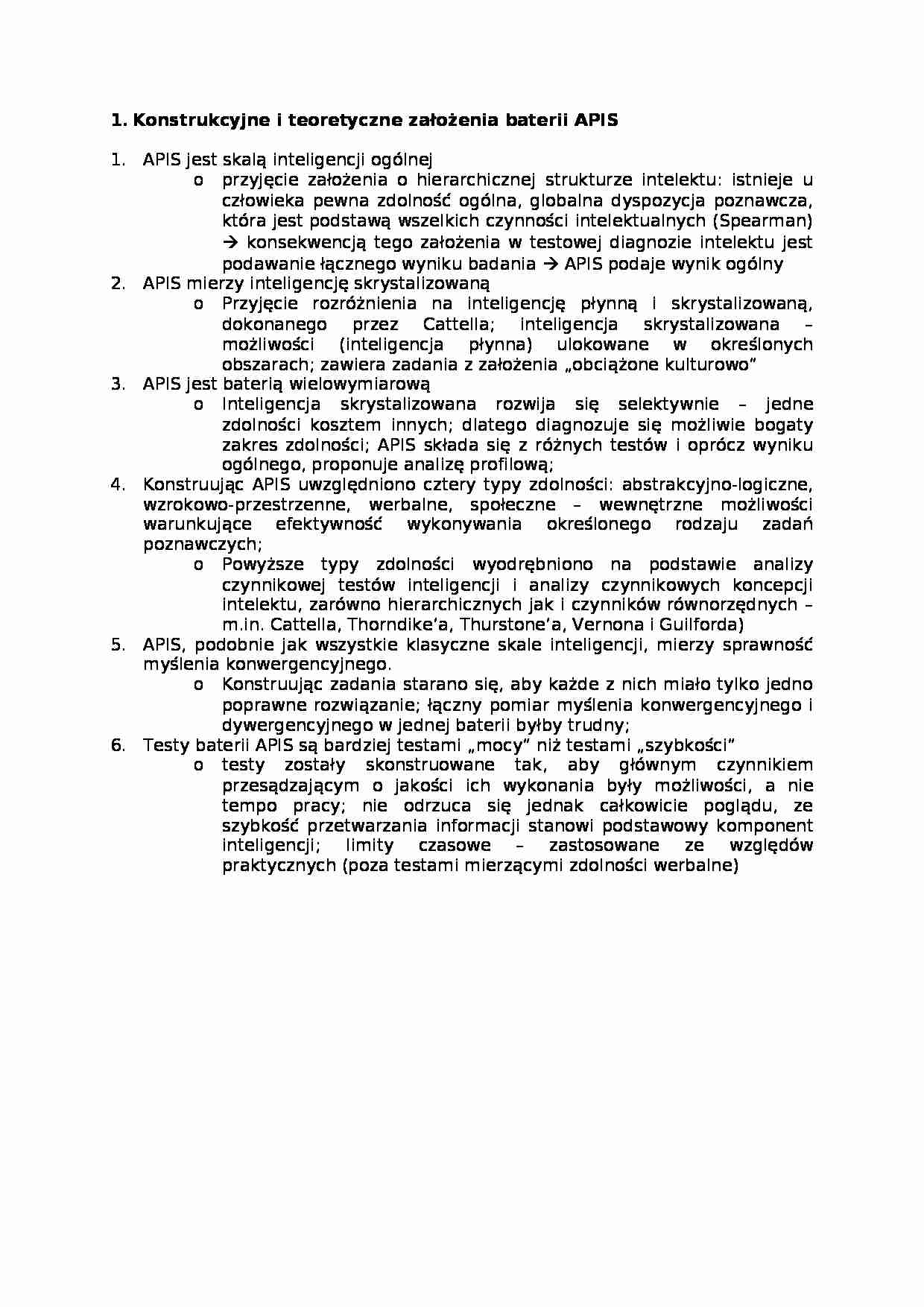 Konstrukcyjne i teoretyczne założenia baterii APIS-opracowanie - strona 1