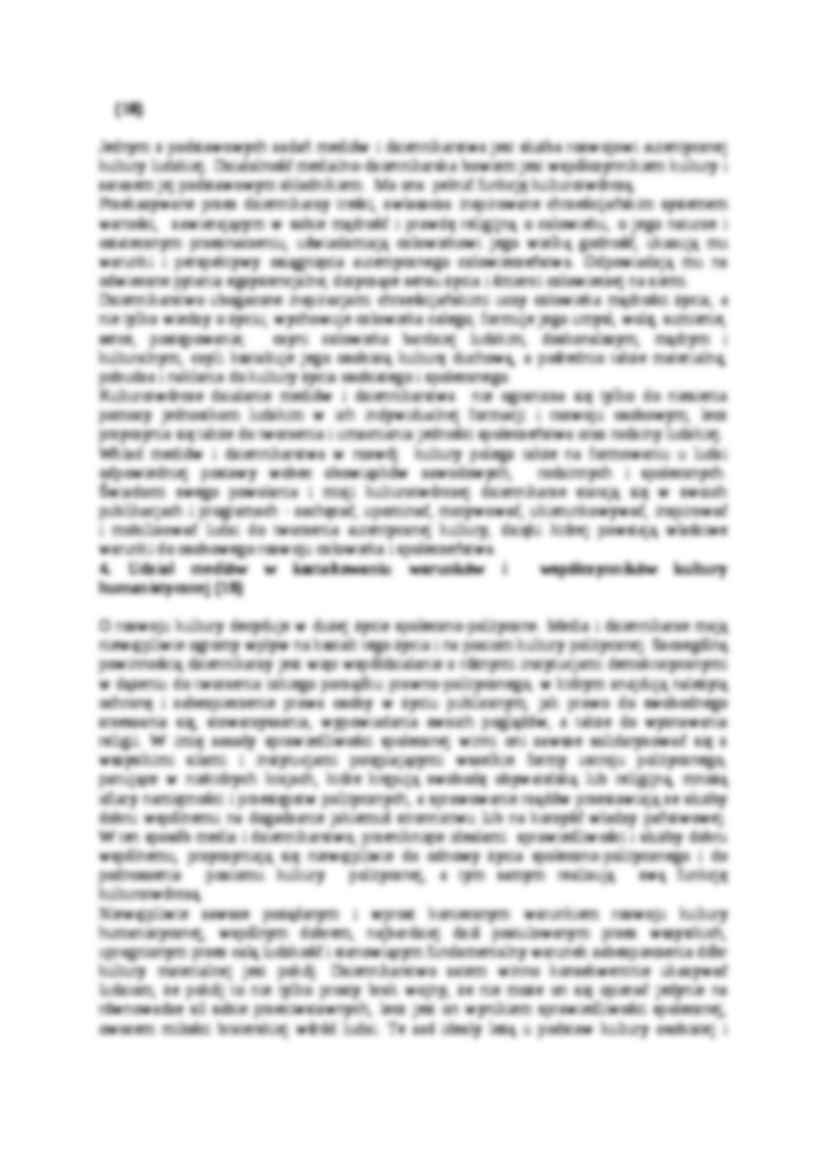 Kulturotwórcza funkcja mediów-opracowanie - strona 2