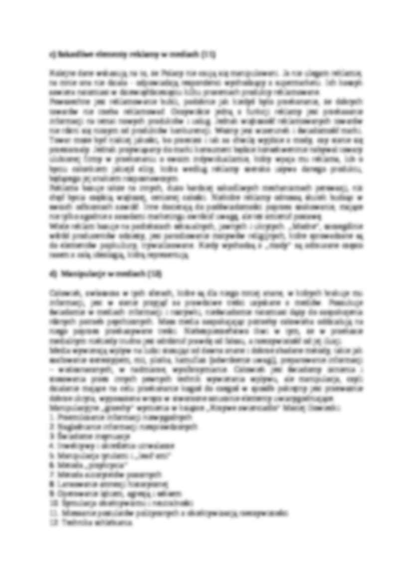 Wpływ mediów na życie społeczne i polityczne - strona 3