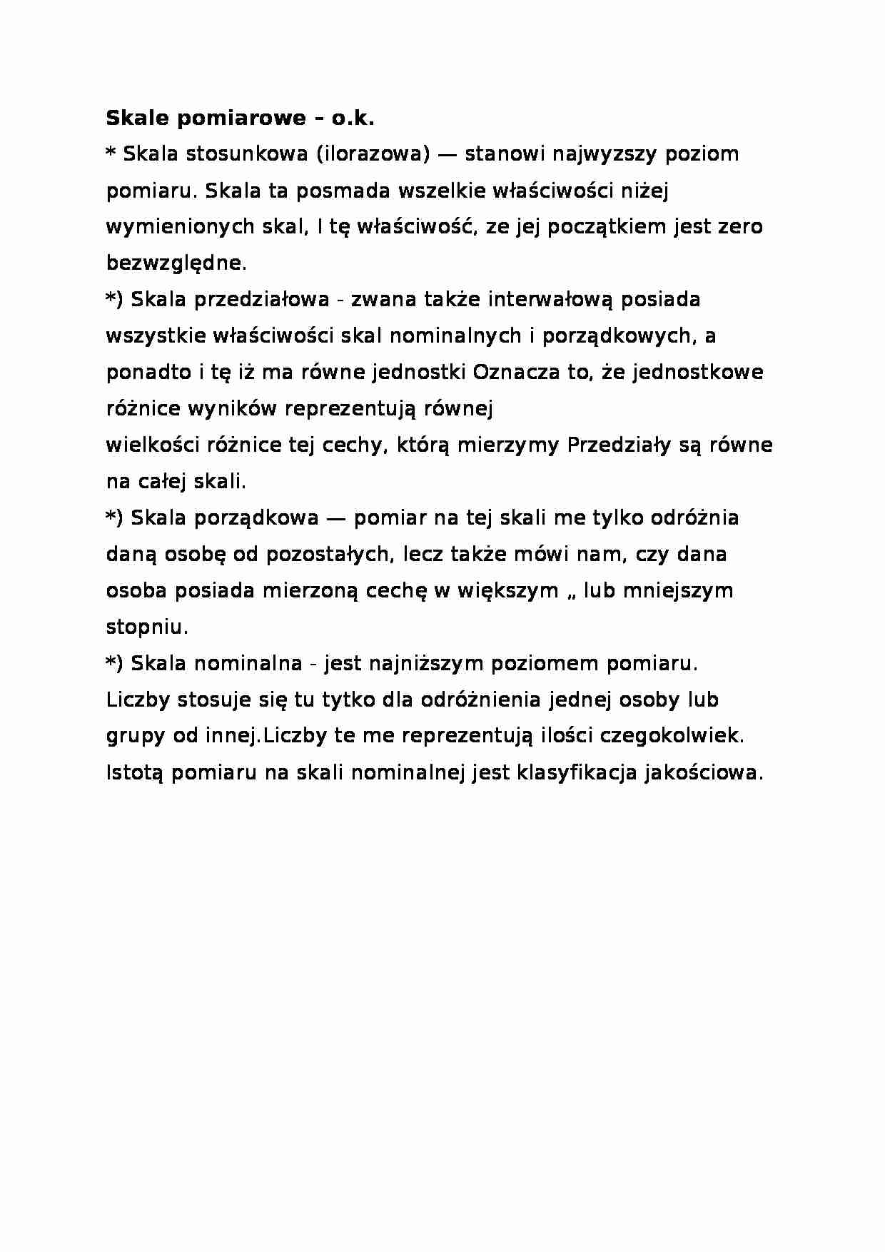 Skale pomiarowe-opracowanie - strona 1