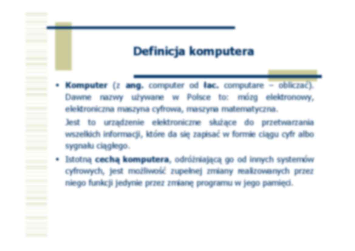 Budowa fizyczna i parametry techniczne komputerów stacjonarnych-opracowanie - strona 2