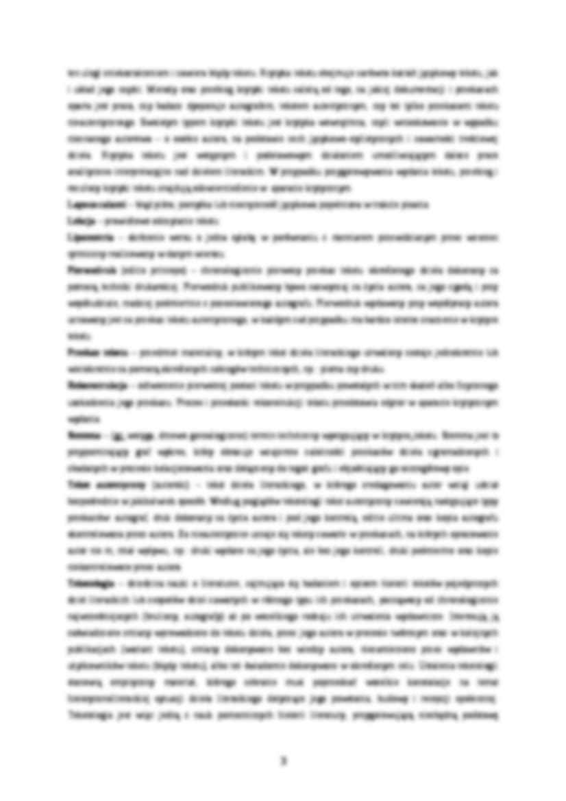 Terminologia z zakresu edytorstwa naukowego-opracowanie - strona 3