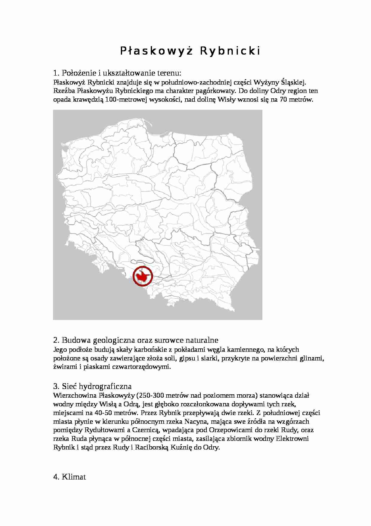 Płaskowyż Rybnicki - strona 1