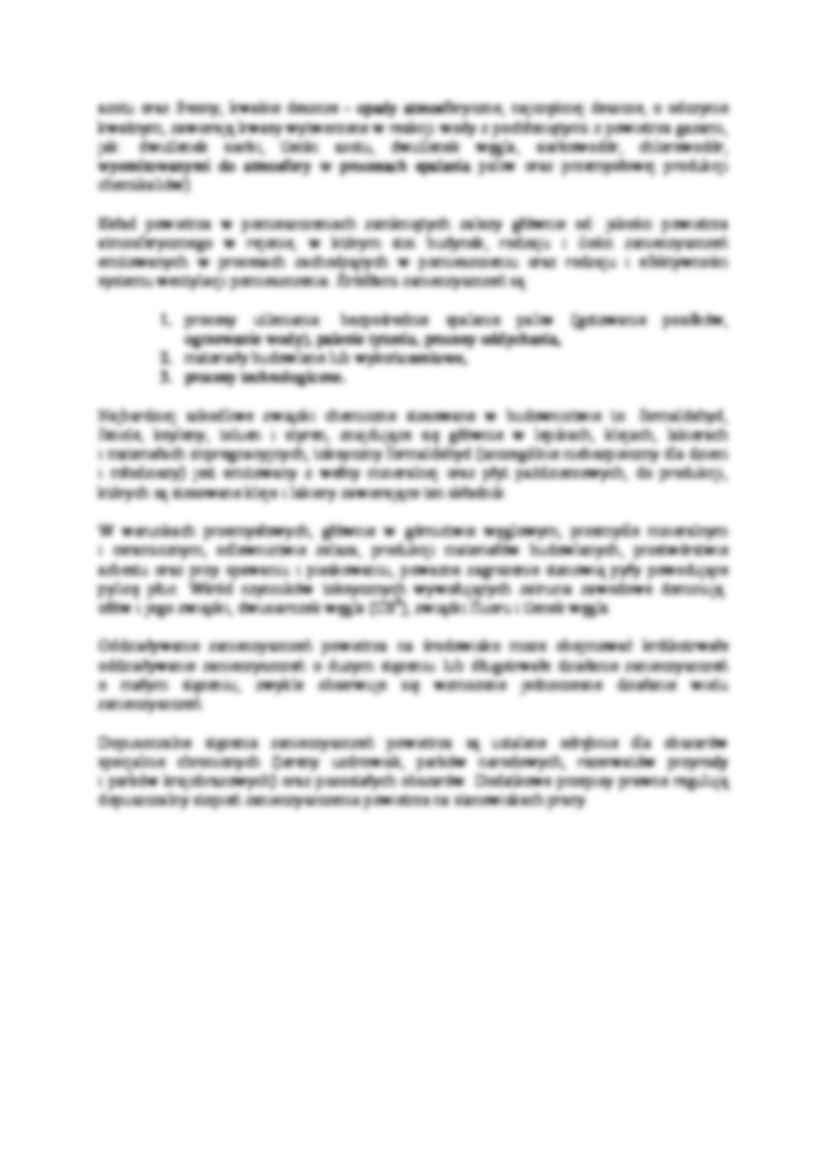 Zanieczyszczenia powietrza - omówienie - strona 2