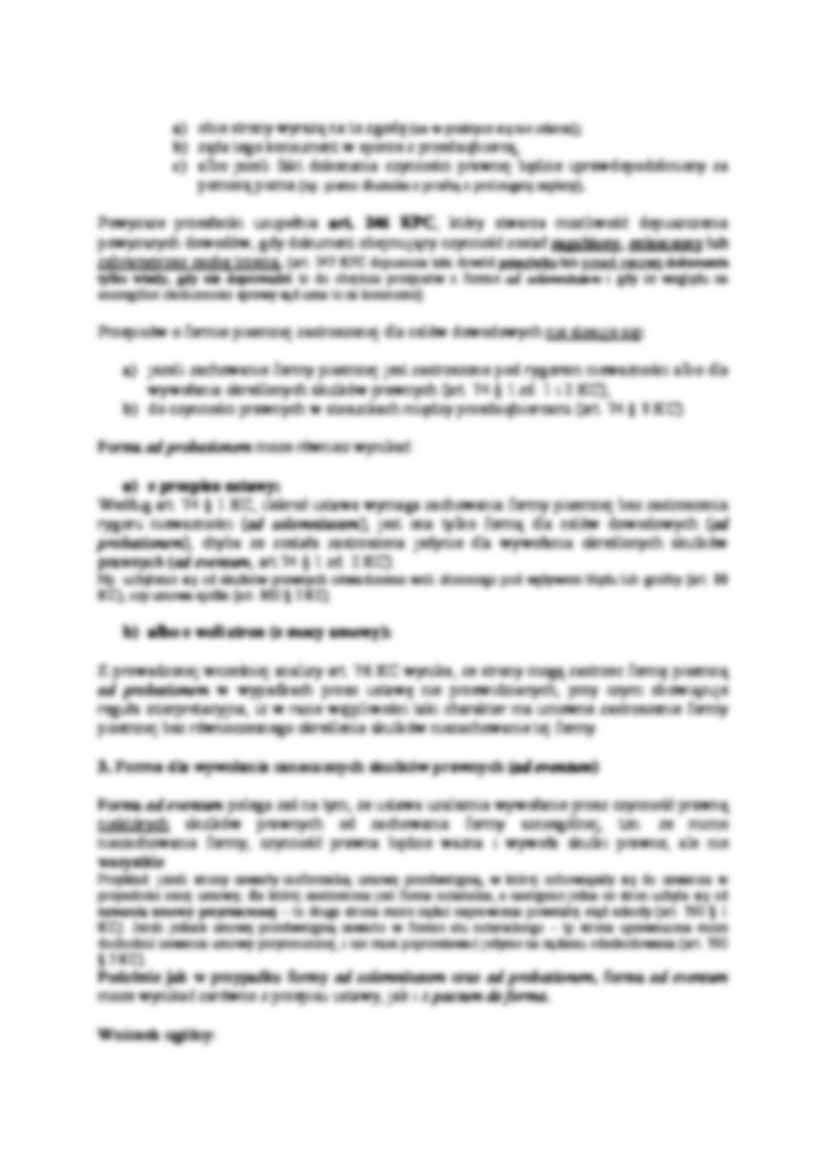 Skutki niedochowania formy szczególnej - strona 2