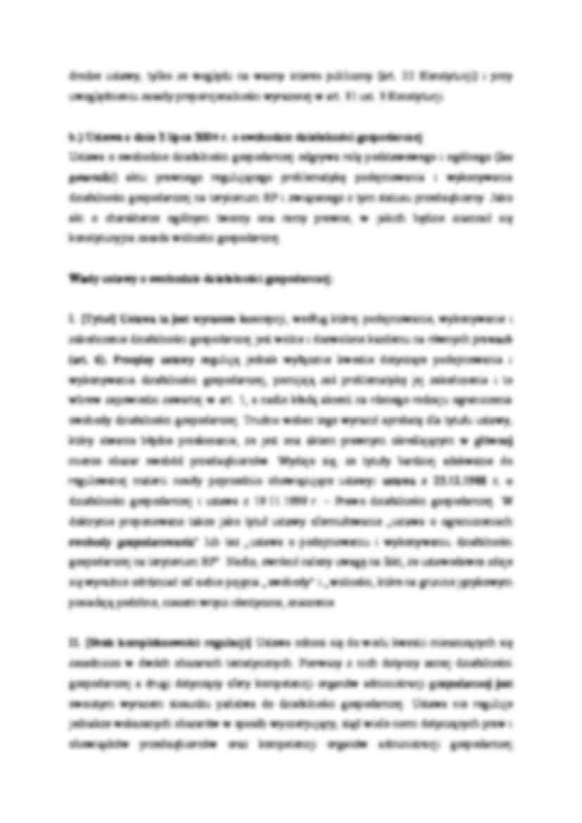 Prawo działalności gospodarczej - Ustawa o swobodzie działalności gospodarczej - strona 2