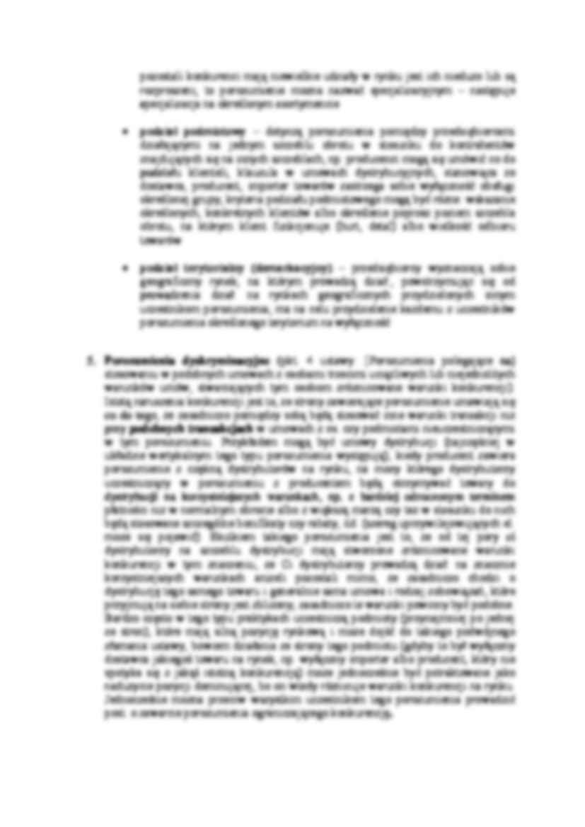 Ochrona konkurencji - wykład 4 - strona 2