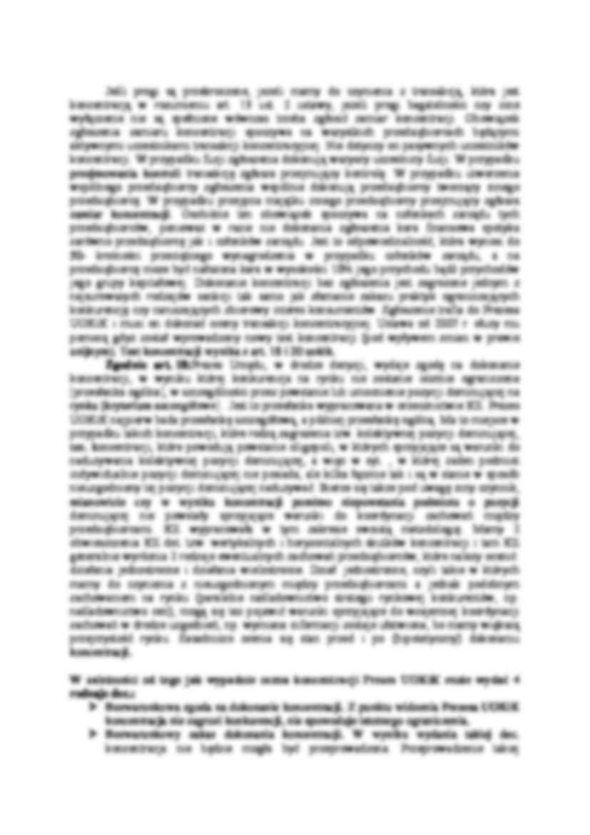Ochrona konkurencji - wykład 9 - strona 2