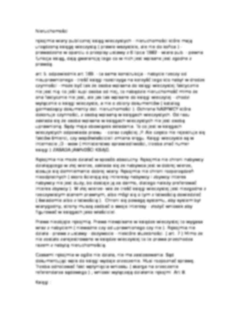 Prawo rzeczowe - wykład 4 - strona 2