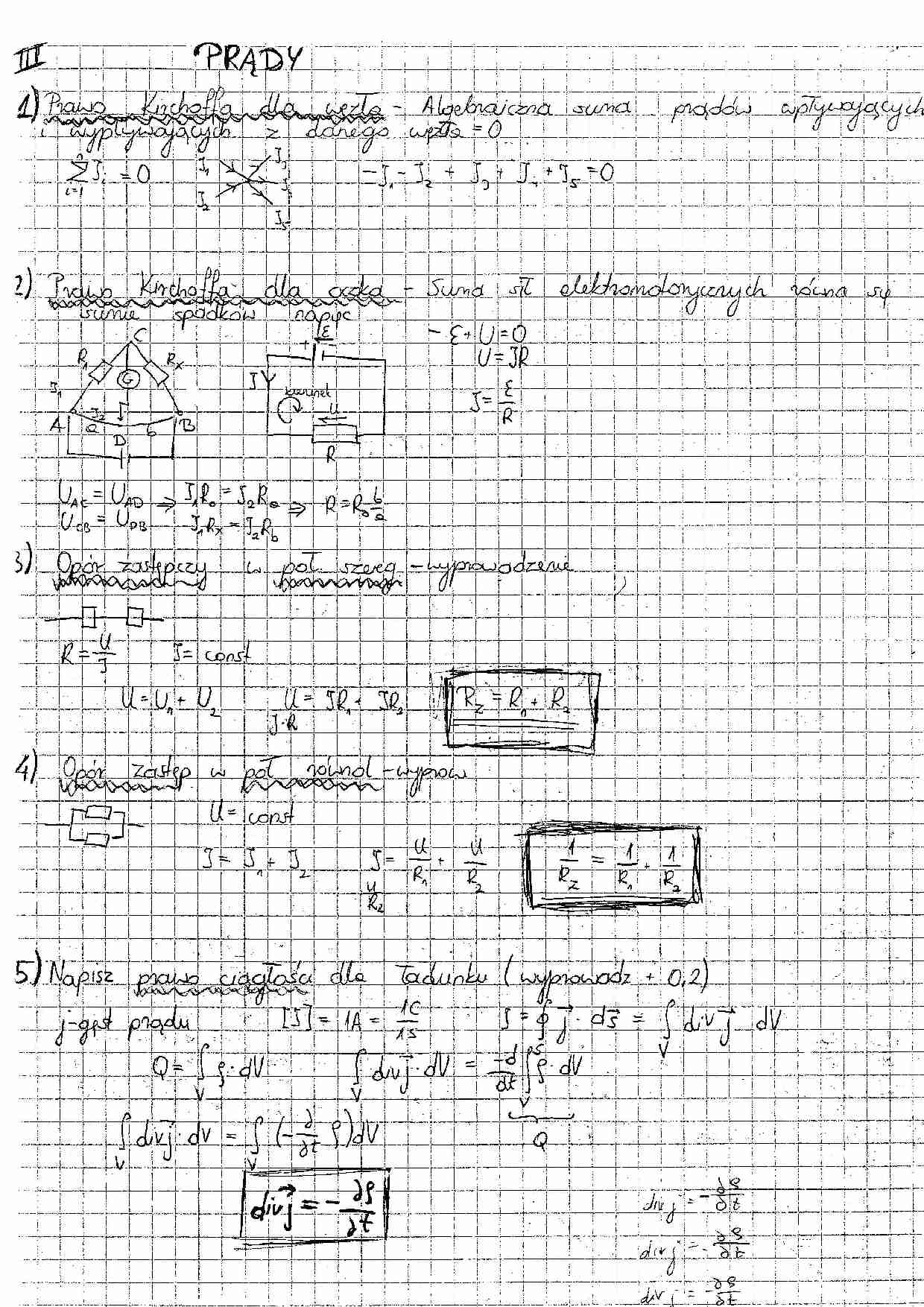Prądy - odpowiedzi na egzamin - strona 1