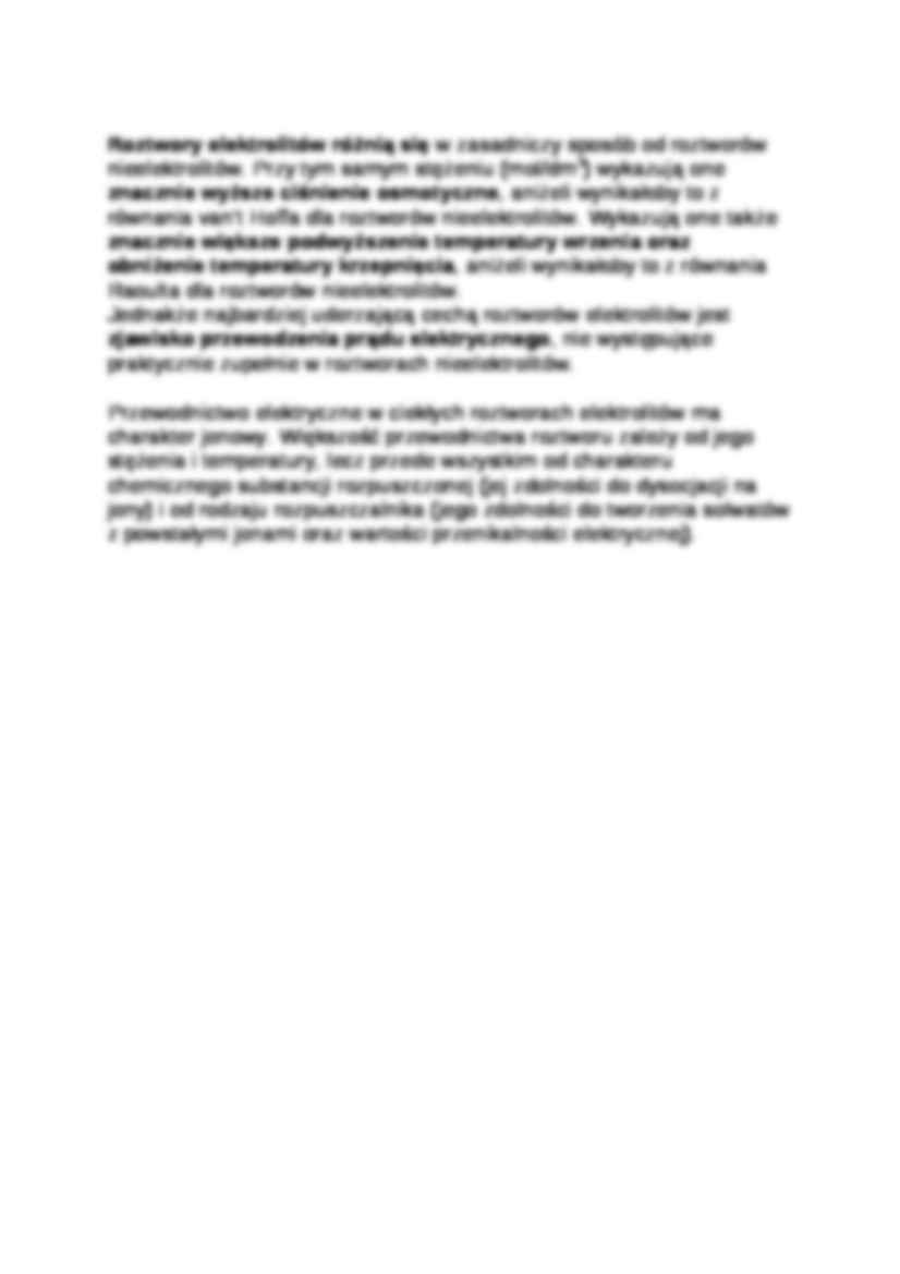 Charakterystyka roztworów elektrolitów - strona 2