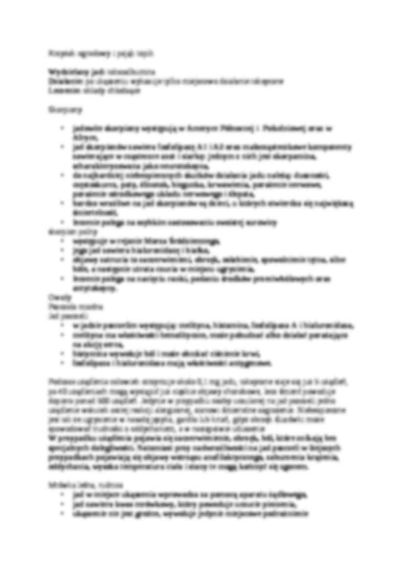 zootoksyny - omówienie - strona 2