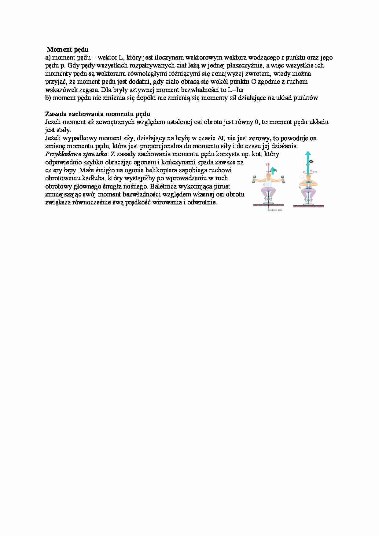 Moment pędu - omówienie - strona 1