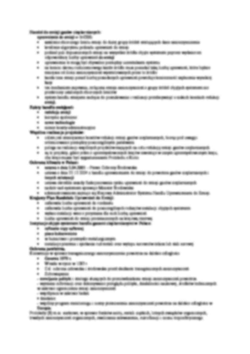 Polityka ekologiczna w UE - omówienie - strona 3