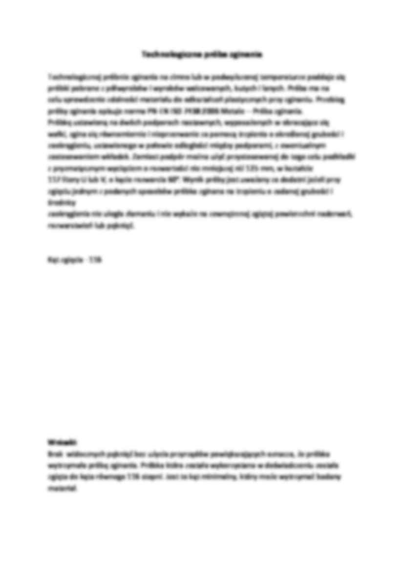 próba zginania - omówienie - strona 2