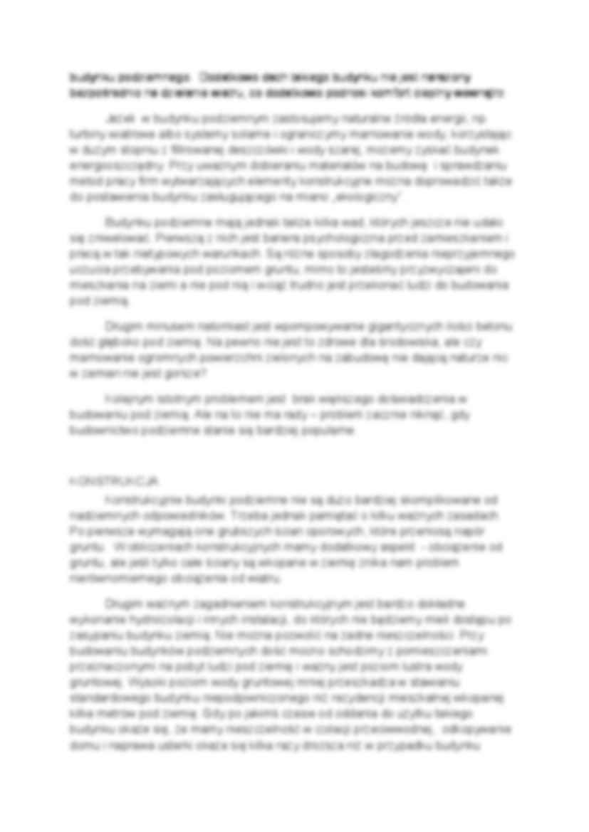 Budynki wkopane w ziemię - omówienie - strona 2