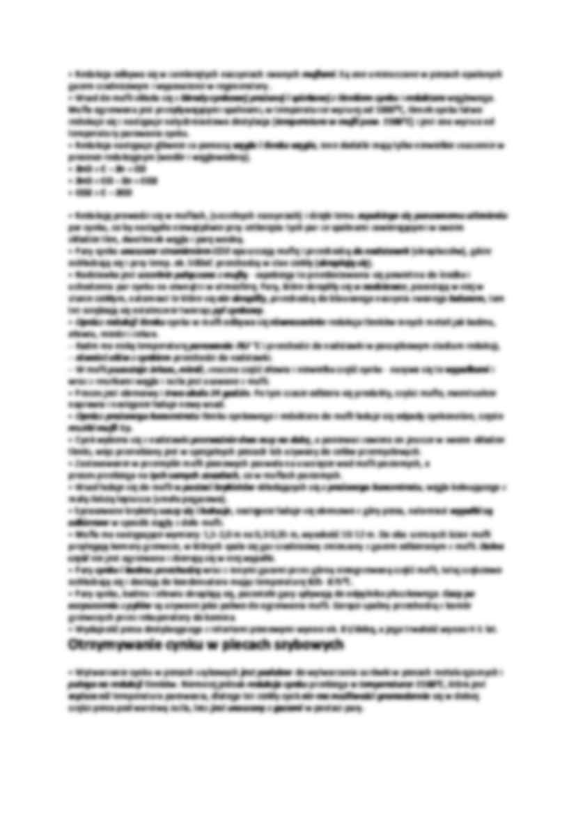 Metalurgia Cynku - omówienie - strona 2