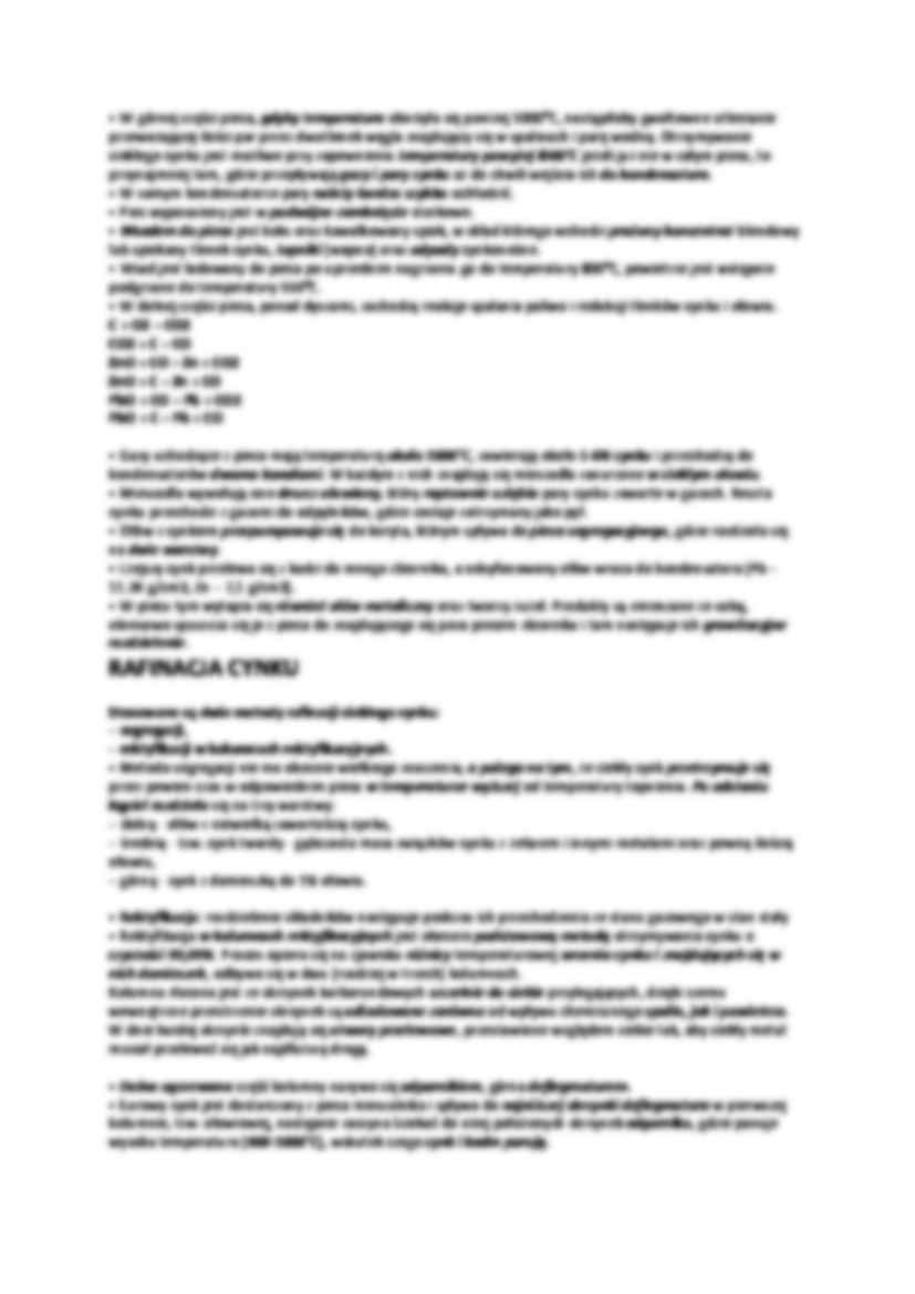 Metalurgia Cynku - omówienie - strona 3