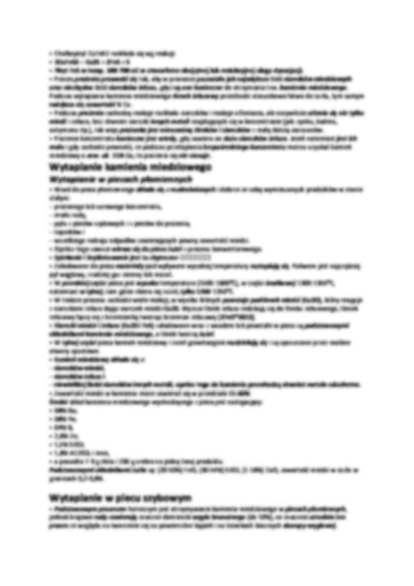 Metalurgia miedzi - omówienie - strona 3