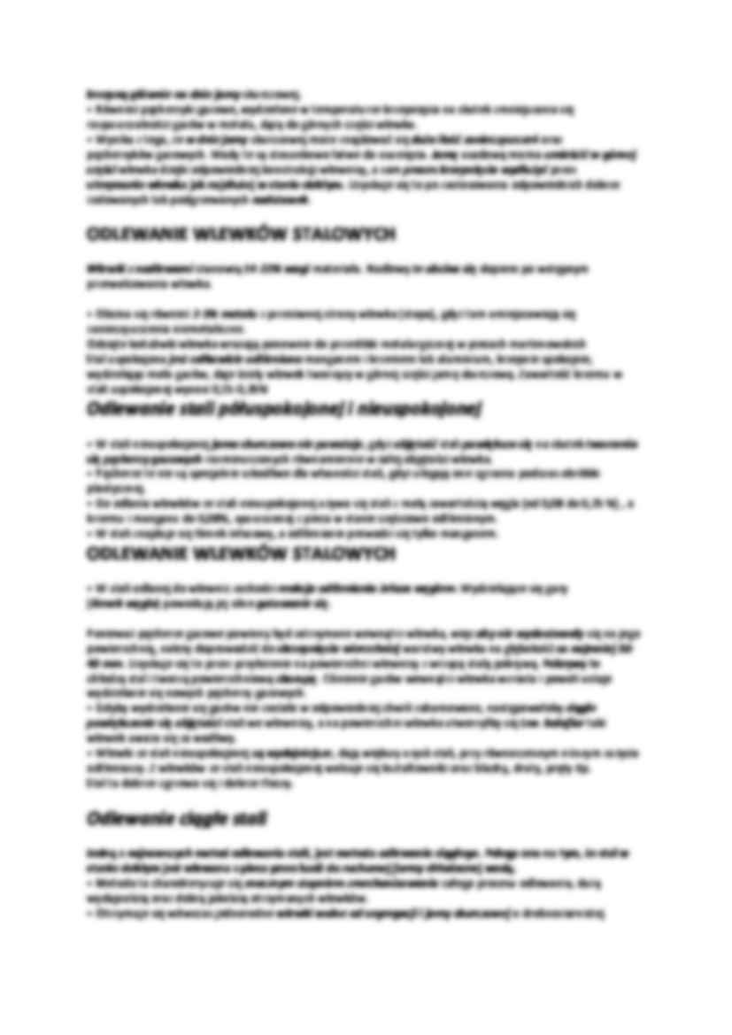 Odlewanie wlewków stalowych - omówienie - strona 2