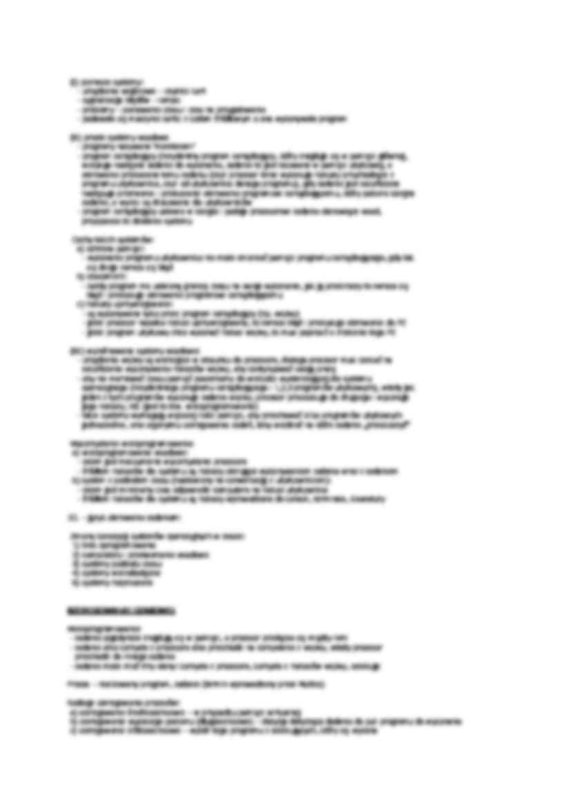 Wspieranie systemu operacyjnego - omówienie - strona 2