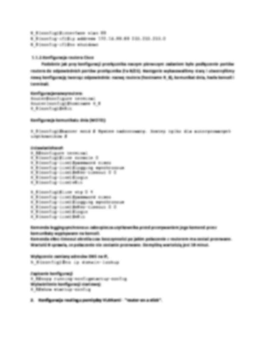 Przełączanie 5 - routing między VLANami - omówienie - strona 2