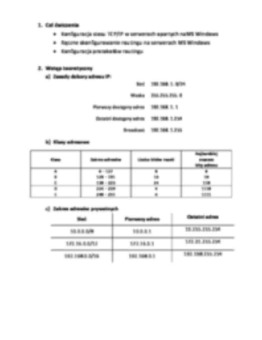 Routing programowy - omówienie - strona 2
