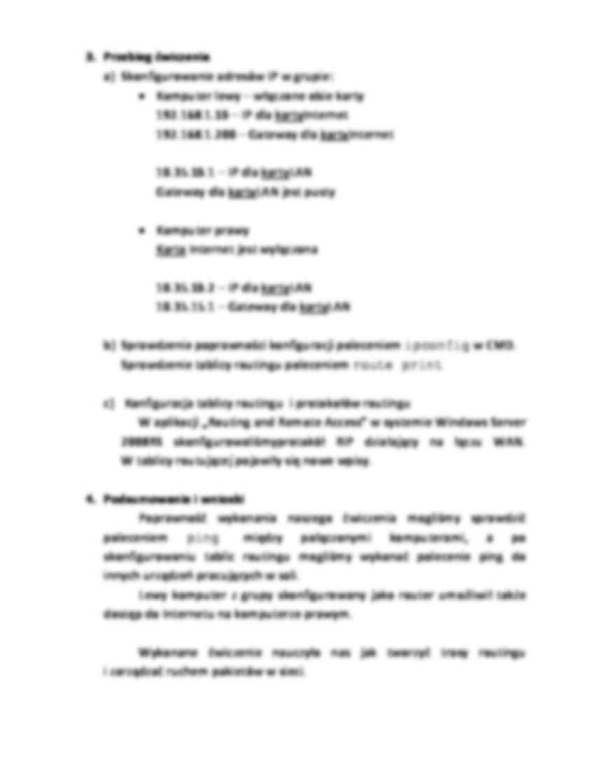 Routing programowy - omówienie - strona 3
