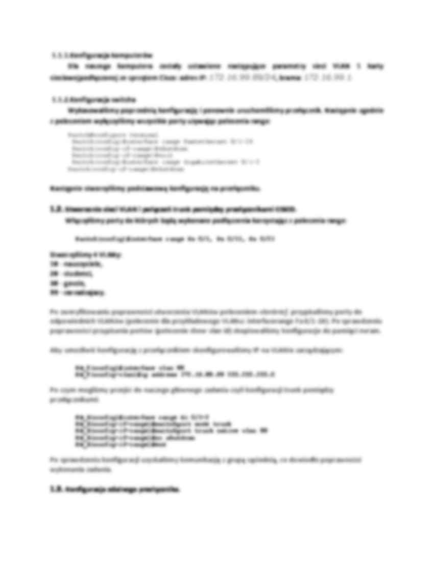 Przełączanie 2 - VLAN, trunk - omówienie - strona 2