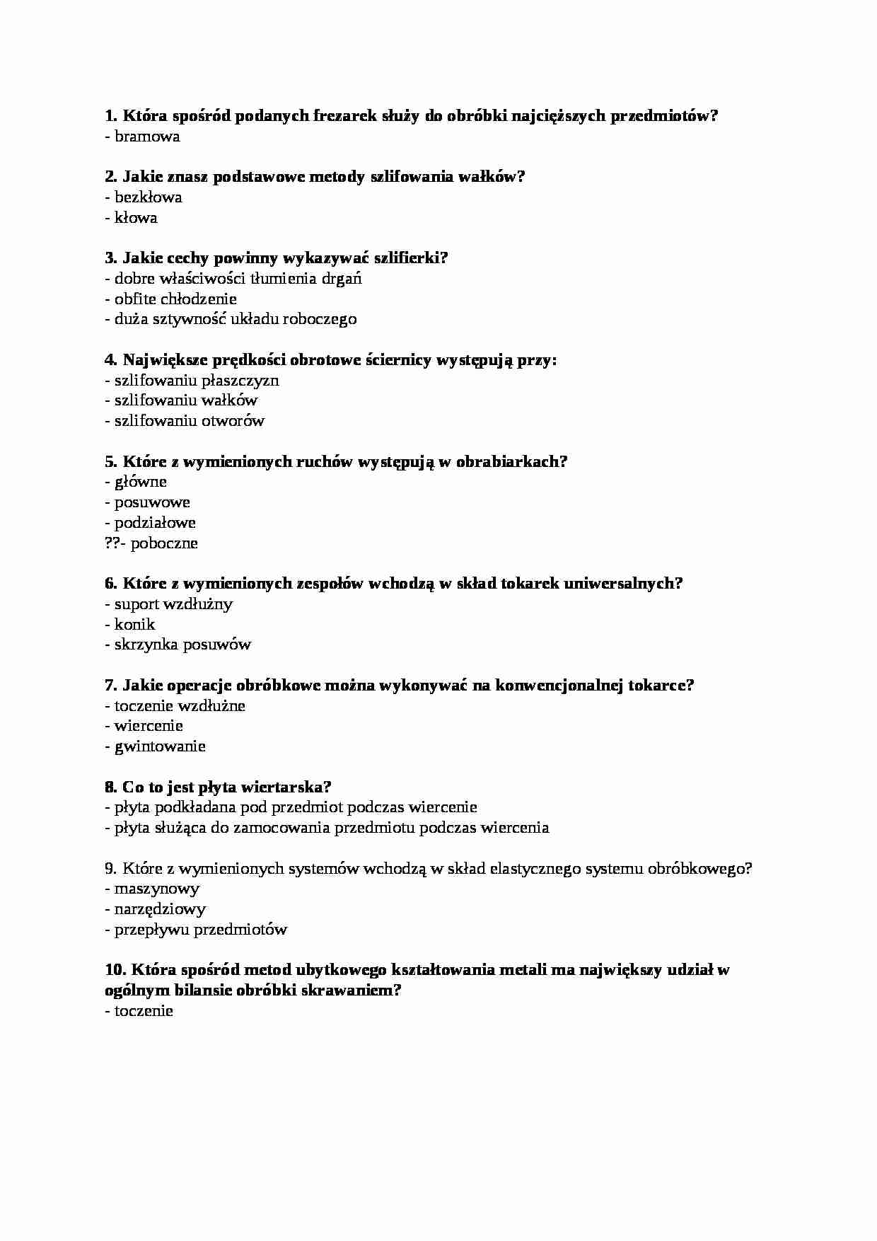 obróbka ubytkowa - test - strona 1