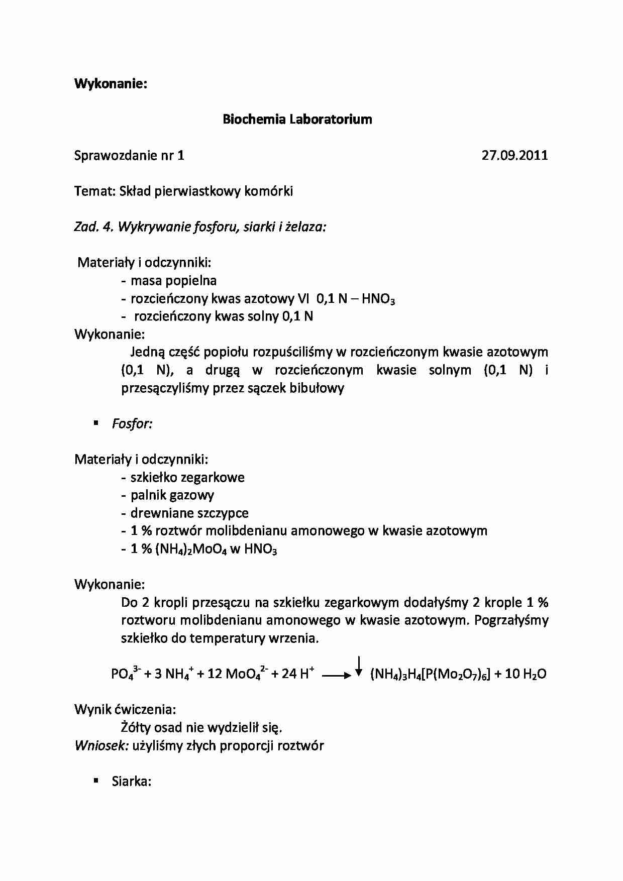 Skąd pierwiastkowy komórki - omówienie - strona 1