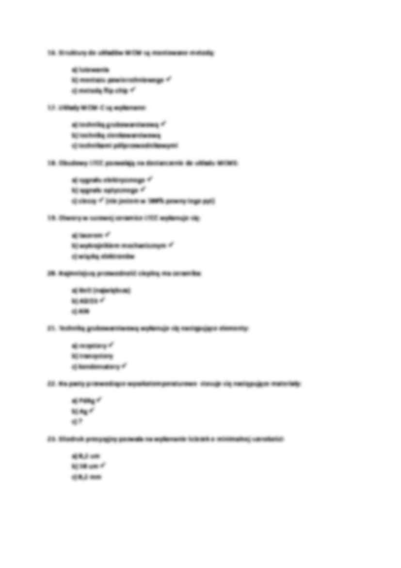 podstawy technologii wytwarzania - pytania testowe - strona 3