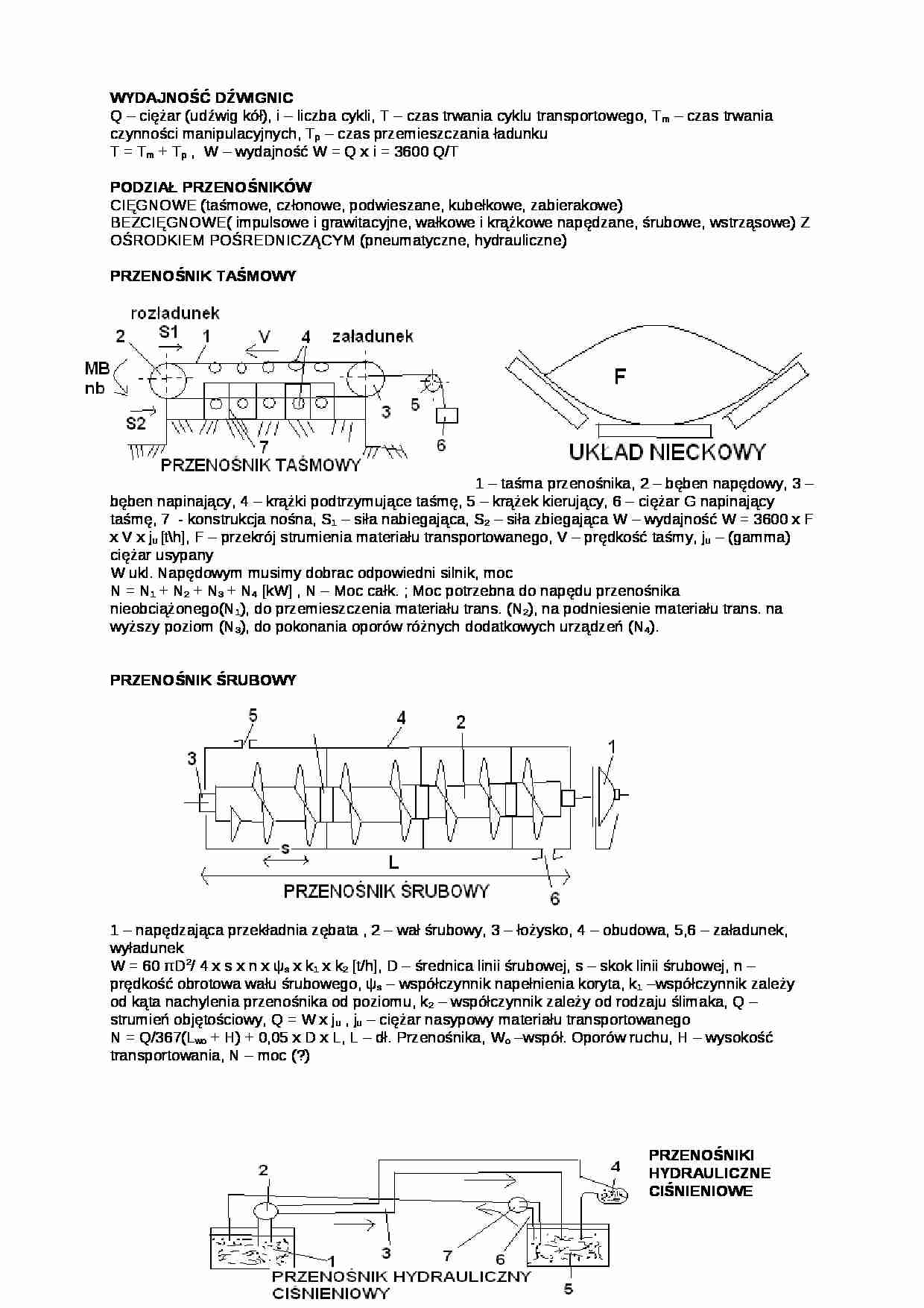 Wydajność dźwignic - omówienie - strona 1