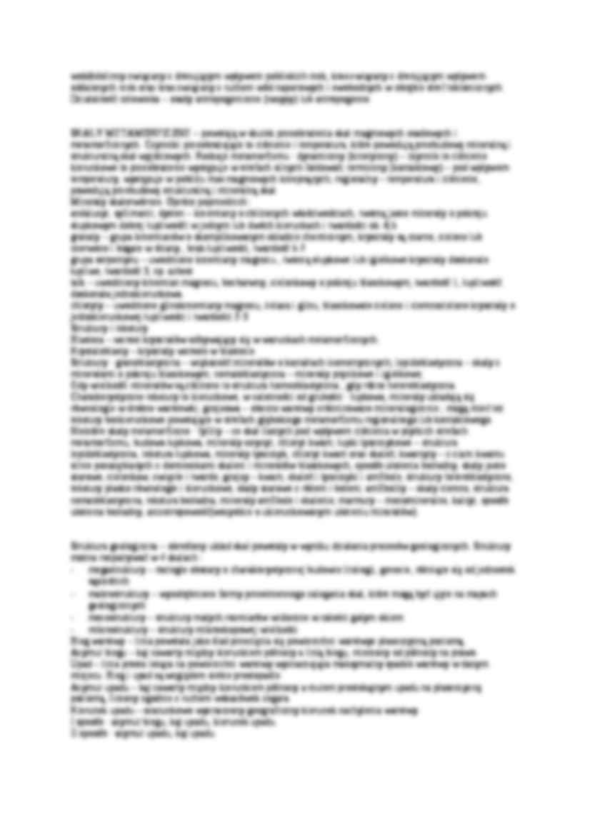 Zaburzenia tektoniczne - omówienie - strona 2