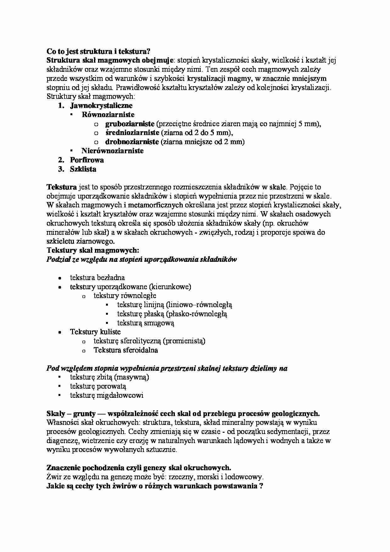 Struktura i tekstura - omówienie - strona 1