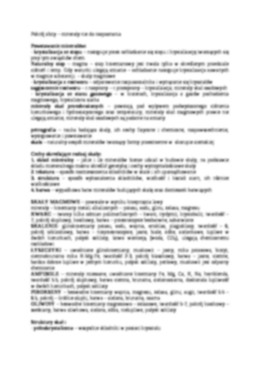 Geologia - opracowanie na egzamin - strona 3