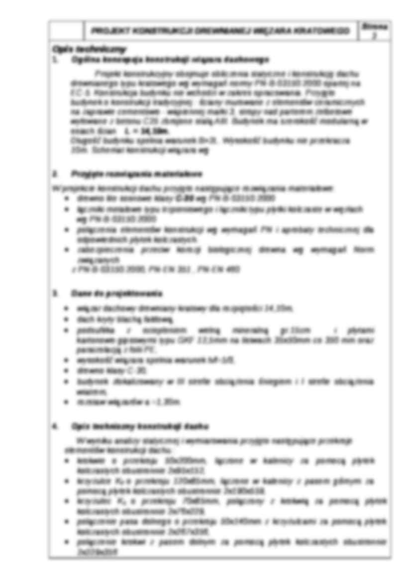 Projekt konstrukcji drewnianej - omówienie - strona 3