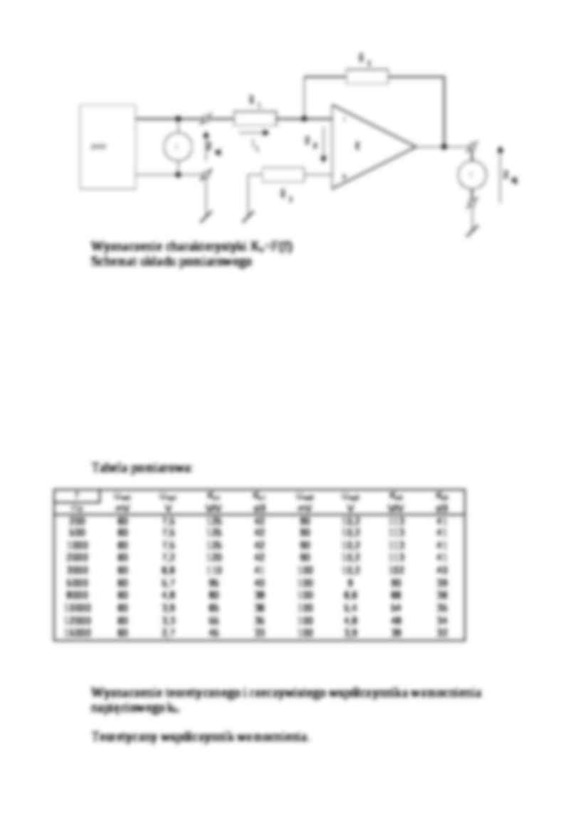 Wzmacniacz operacyjny sprawdzian  - strona 2