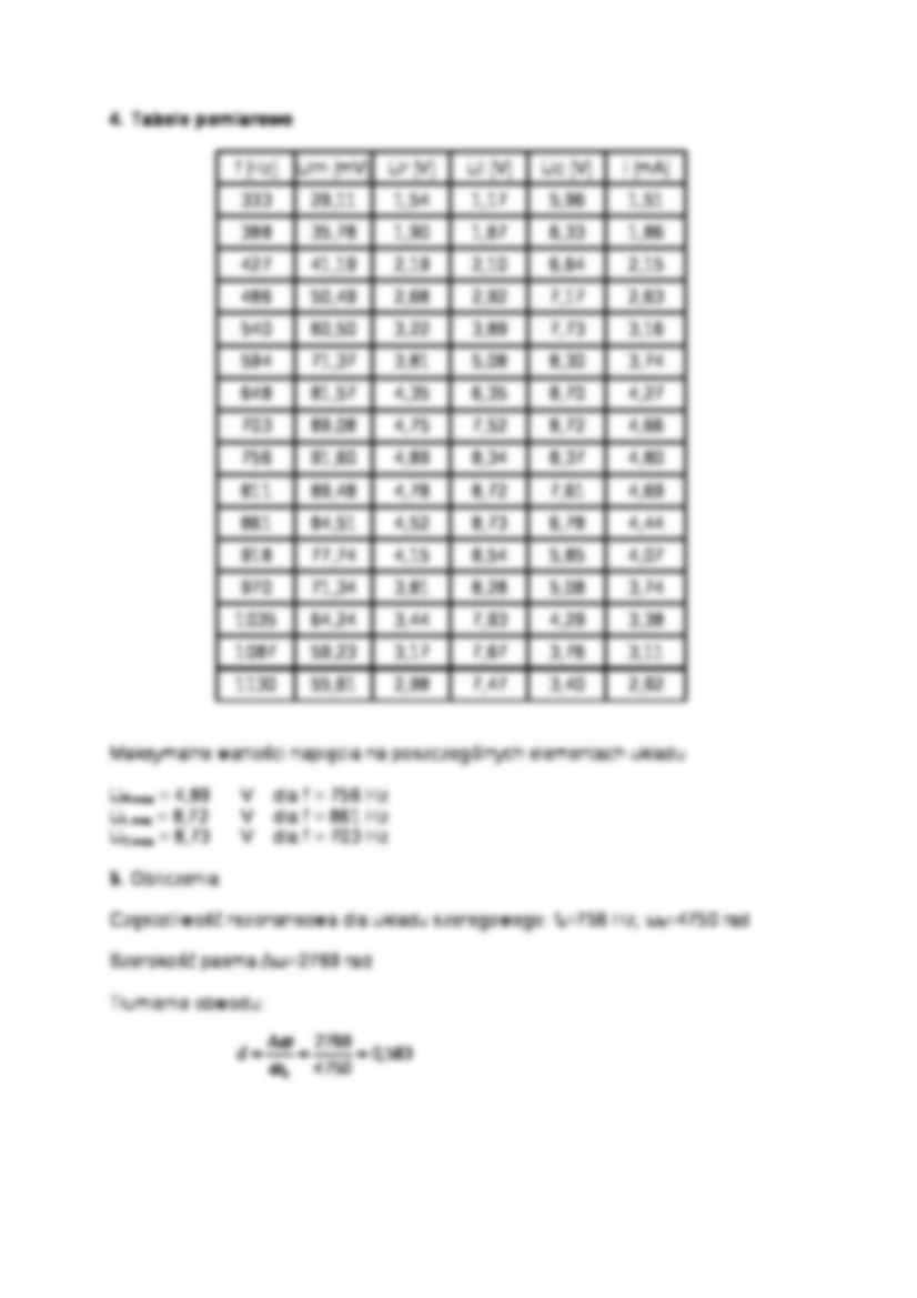 Rezonans w obwodach elektrycznych - sprawdzian - strona 2