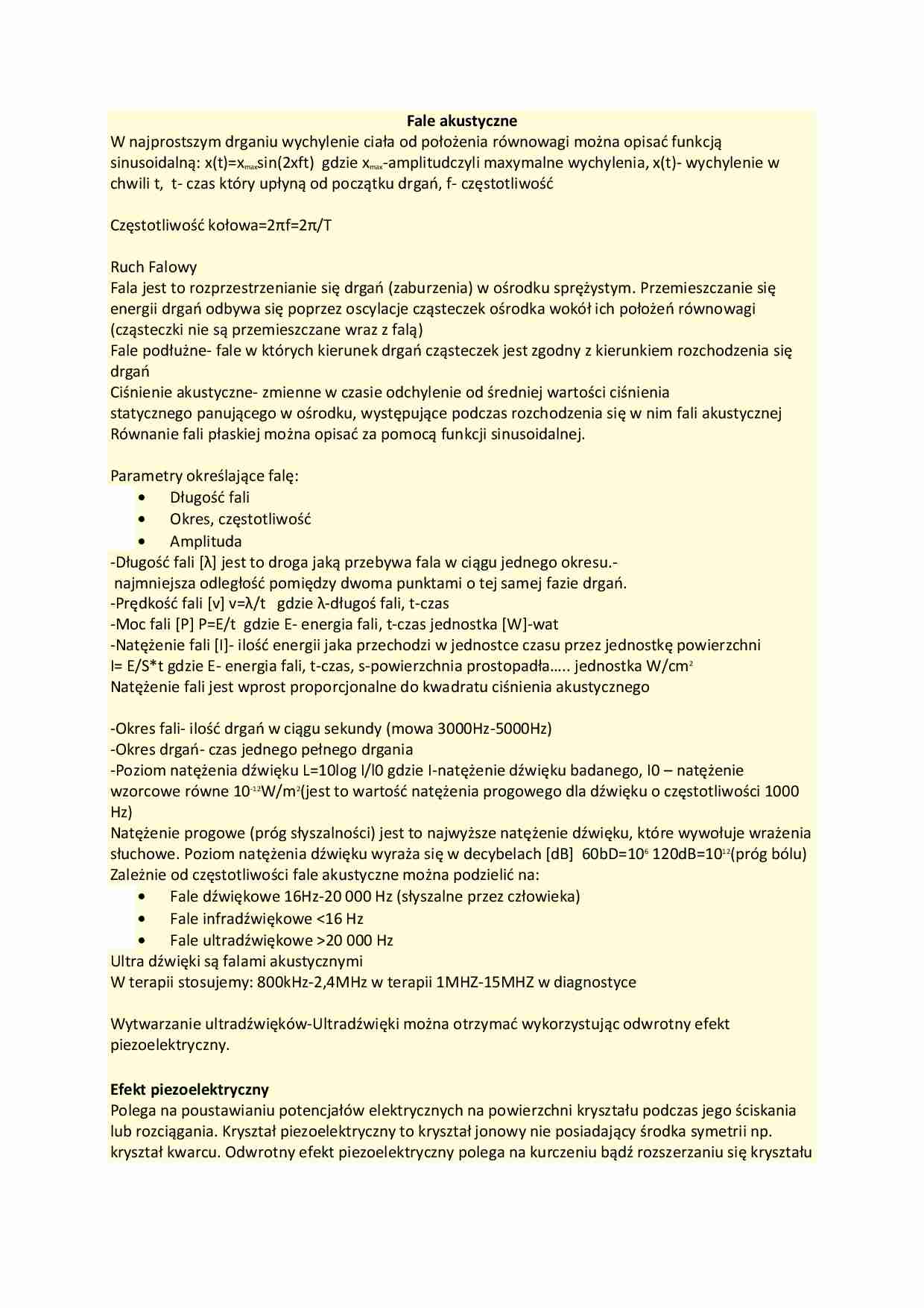 Fale akustyczne - omówienie - strona 1